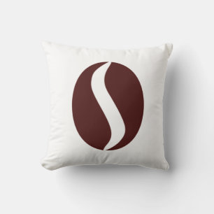 Funky Coffee Bean Minimalism Cushion Sierkussen