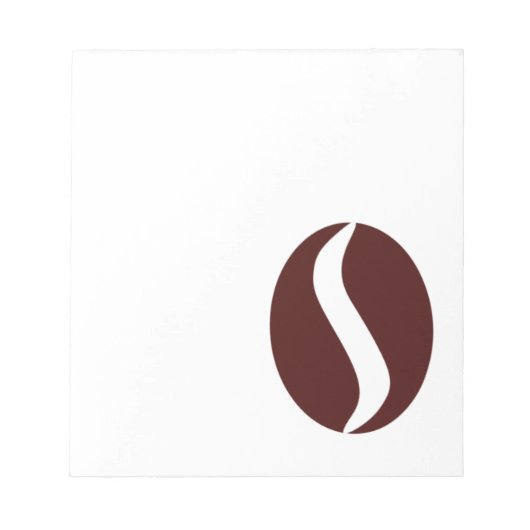 Funky Coffee Bean Notitieblok (Voorkant)