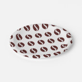 Funky Coffee Bean Papieren Bordje (Gekanteld)