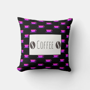 Funky Coffee Beans Pattern Cushion Sierkussen