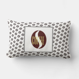 Funky Coffee Beans Pattern Cushion Sierkussen Kussen