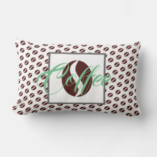 Funky Coffee Beans Pattern Cushion Sierkussen Kussen