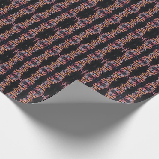 Funky Color Collage Funky Trends Cadeaupapier (Hoek)