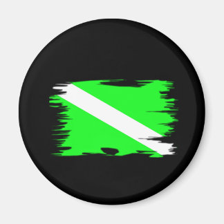 Funky Color Dive vlag Magneet
