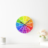 Funky Color Wheel Ronde Klok (Huis)
