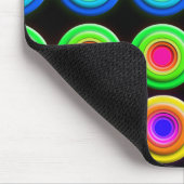 Funky Colorful 3D Circles Muismat (Hoek)