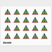 Funky Colorful 3D Circles Sticker (Vel)