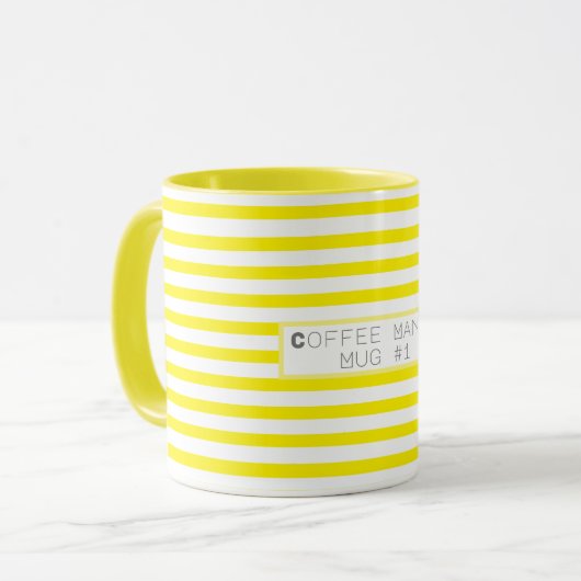 Funky Colorful Coffee Mania Mok #1 Cup (Voorkant links)