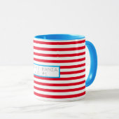 Funky Colorful Coffee Mania Mok #1 Cup (Voorkant rechts)
