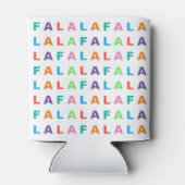 Funky Colorful Fun FA LA Holiday Season Blikjeskoeler (Achterkant)