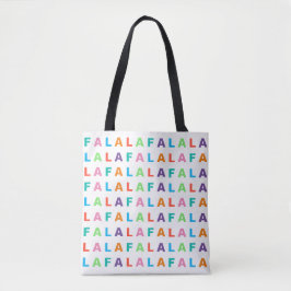 Funky Colorful Fun FA LA Holiday Season Tote Bag