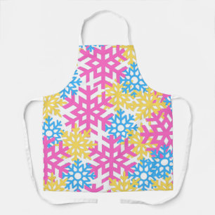 Funky Colorful Fun Snowflake Winter Gedekte Patroo Schort