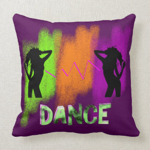 Funky Colorful Modern Pop Art Dance Thema Kussen