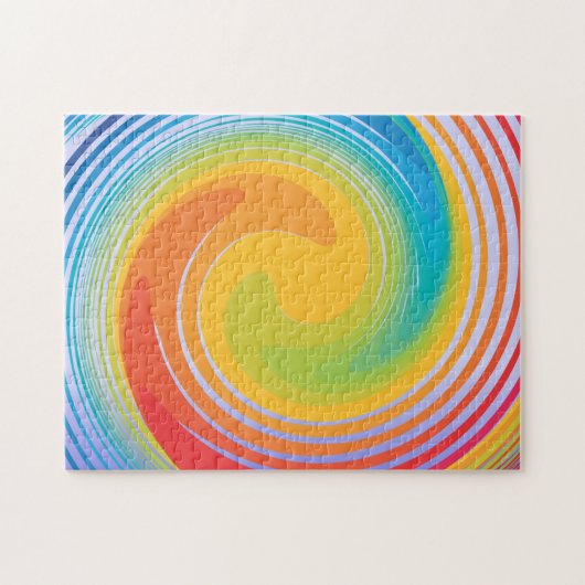 Funky Colorful Puzzle Legpuzzel (Horizontaal)