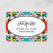 FUNKY Colorful Visitekaartje (Achterkant)