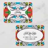 FUNKY Colorful Visitekaartje (Voorkant / Achterkant)