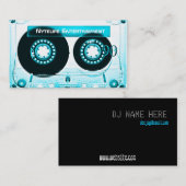 Funky Cool Aqua Mixtape Visitekaartje (Voorkant / Achterkant)