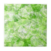 Funky Cool Modern Retro Polygon Mosaic Patroon Tegeltje (Voorkant)