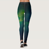 Funky Cool Seahawk Geïnspireerde Leggings (Achterkant)