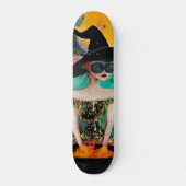 Funky Cool Witch Skateboard (Voorkant)