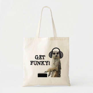 Funky coole quat dj tote bag