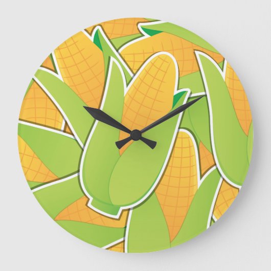 Funky corn grote klok (Voorkant)