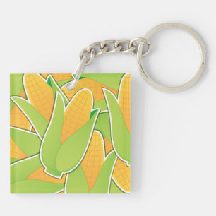 Funky corn sleutelhanger