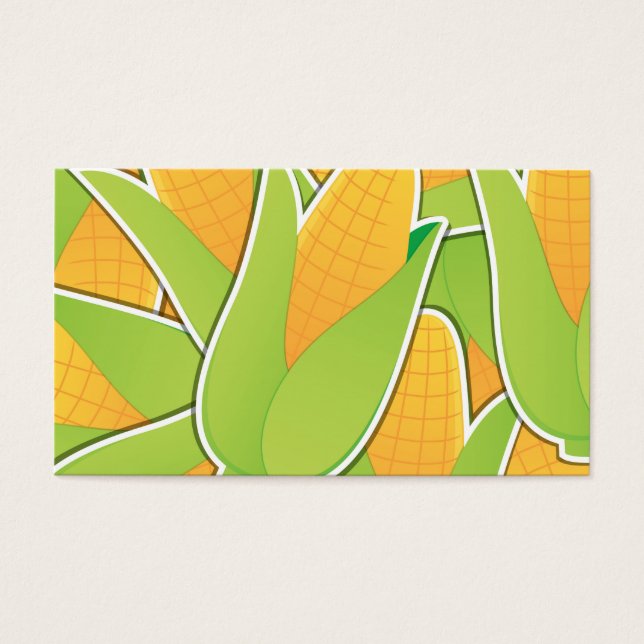 Funky corn visitekaartje (Voorkant)