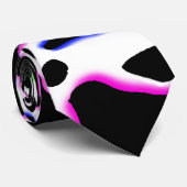 Funky Cow Pattern Dairy Man Print Stropdas (Opgerold)