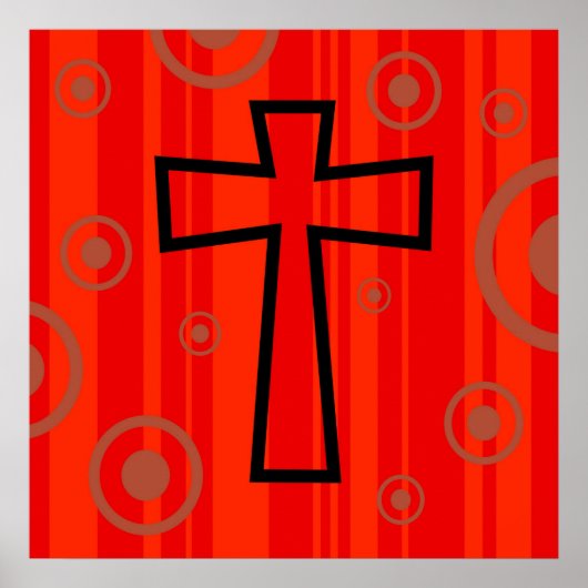Funky Cross Poster (Voorkant)