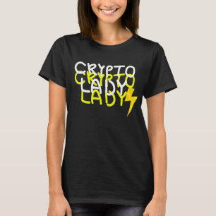 Funky Crypto Dude Energie Power Bord T-shirt