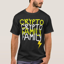 Funky Crypto Family Energy Power Sign T-shirt