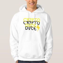 Funky Crypto Man Energy Power Sign Hoodie