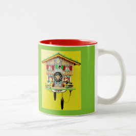 Funky Cuckoo Clock Mok om je te kronkelen