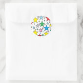 Funky Cute Bright Stars Sticker (Tas)