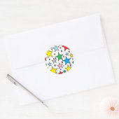 Funky Cute Bright Stars Sticker (Envelop)
