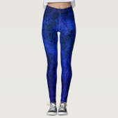 Funky Cybernetic Circuit Board Patroon Leggings (Voorkant)