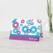 Funky Daisies Bedankt Card (Voorkant)