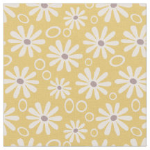 Funky Daisies en Bubbles Yellow