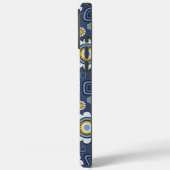 Funky Daisy is in het blauw Case-Mate iPhone Case (Achterkant / Links)