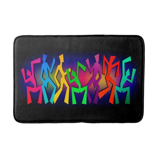 Funky Dancers Badmat (Voorkant)