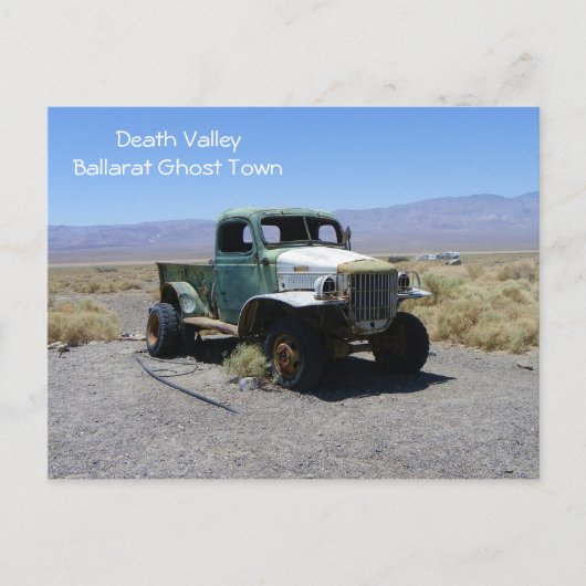 Funky Death Valley/Ballarat Briefkaart! Briefkaart (Voorkant)