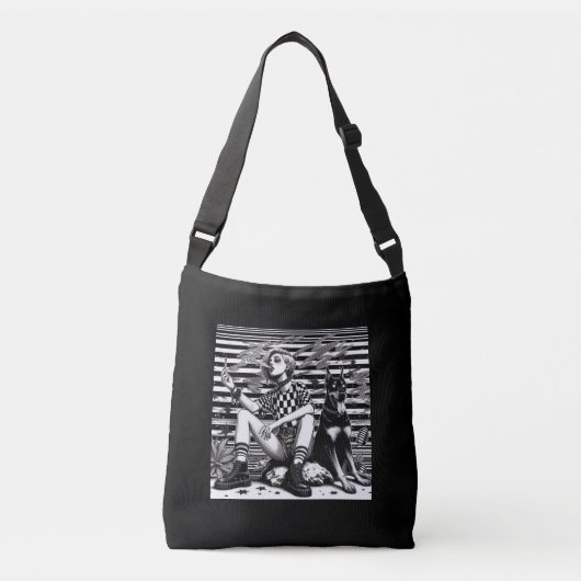 Funky design tote bag  (Voorkant)