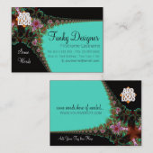 Funky Designer big Visitekaartje (Voorkant / Achterkant)