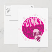 Funky Disco Briefkaart (Voorkant / Achterkant)