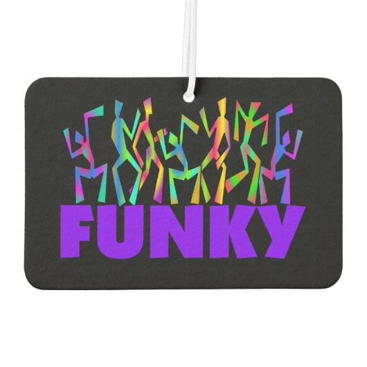 Funky disco dansers auto luchtverfrisser (Achterkant)