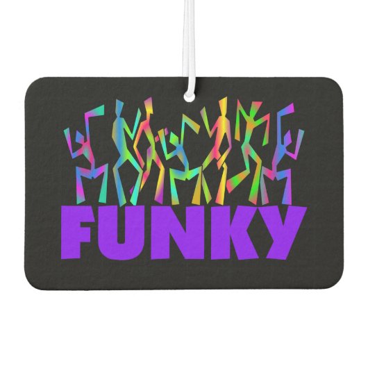Funky disco dansers auto luchtverfrisser (Voorkant)