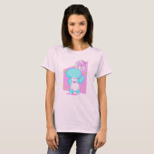 Funky Disco Poodle T shirt (Voorkant volledig)