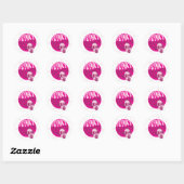 Funky Disco Ronde Sticker (Vel)