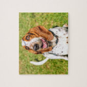 Funky Dog Basset Hound Legpuzzel (Verticaal)